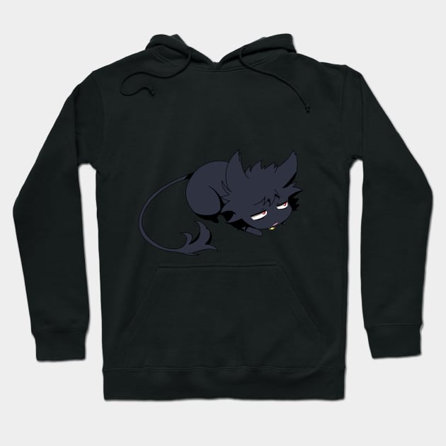 Servamp Kuro Black Cute Cat Servamp Hoodie TeePublic